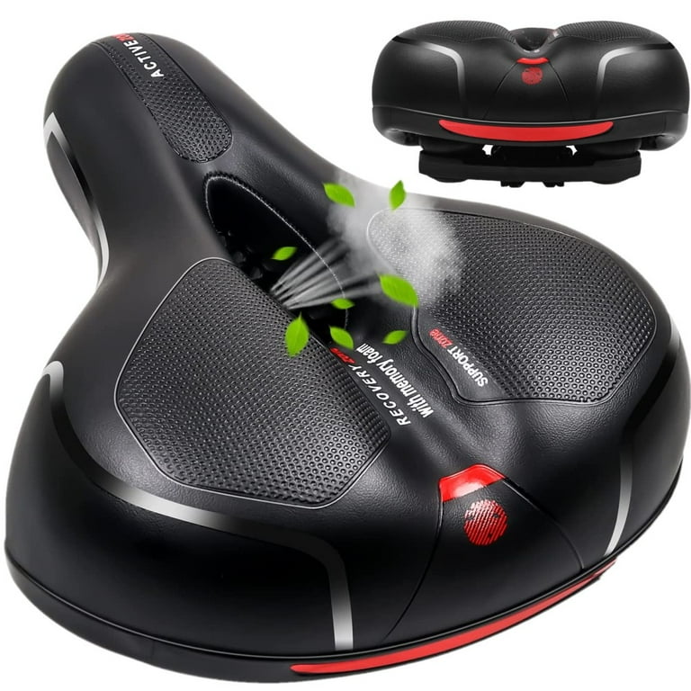 Oture Extra Wide Gel Bike Seat Cushion, Padded Comfort Saddle