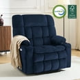 thumbnail image 1 of Oversized 27.2" Seat Width Dual Motor Power Recliner Lift Chair with Vibration and Heat for Height 5'3"-5'9", Infinite Position, 1 of 9