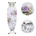 thumbnail image 1 of Extra Wide Ironing Board Cover 58x19 inch, Drawstring Replacement, Heat Resistant Cotton, Multiple Patterns - Grey Arrow, Banana Leaf, Dandelion, Rose, Daisy, 1 of 11