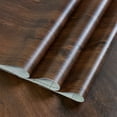 thumbnail image 1 of Extra Wide Light  Wood Grain  Paper Tan Walnut Textured Peel Stick Wallpaper Air Guide Slot Design Matte Thick Self-Adhesive  Furniture Stickers Vinyl Decorative Film, 1 of 4