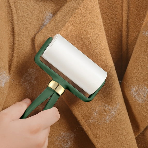 Extra Wide Lint Roller for Pet Hair Remover, 60 Sheets Strong Sticky Papers, Reusable Adhesive Brush for Clothes, Furniture, Car Seats, and Bedding Cleaning