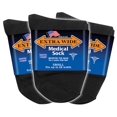 thumbnail image 1 of Extra Wide Medical Quarter (Diabetic) Socks (3 Pairs) for Men and Women, Made in USA, Pick your size, Do not size up., 1 of 2