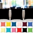 thumbnail image 1 of Extra Wide Pillow Cases 2PCS Pillow Cover Modern Solid Color Cushion Pillow Backrest Pillow Cover, 1 of 7