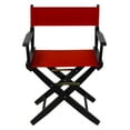 thumbnail image 1 of Extra-Wide Premium 18" Directors Chair Black Frame with Red Color Cover, 1 of 10
