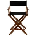 thumbnail image 1 of Extra-Wide Premium 24 in. Oak Counter Height Directors Chair, 1 of 9