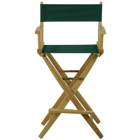 Extra-Wide Premium 30 in. Hardwoods Bar Height Directors Chair