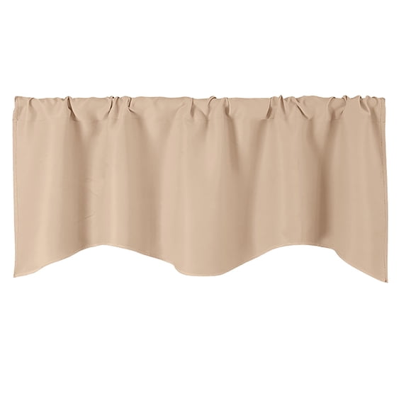Extra Wide Short Valance Curtains For Kitchen Window, Decorative Window Valance For Living Room Bathroom Farmhouse Decor