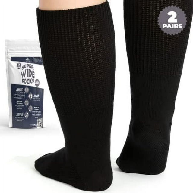 Extra Wide Socks for Swollen Feet, Extra Wide Bariatric Socks, Cast