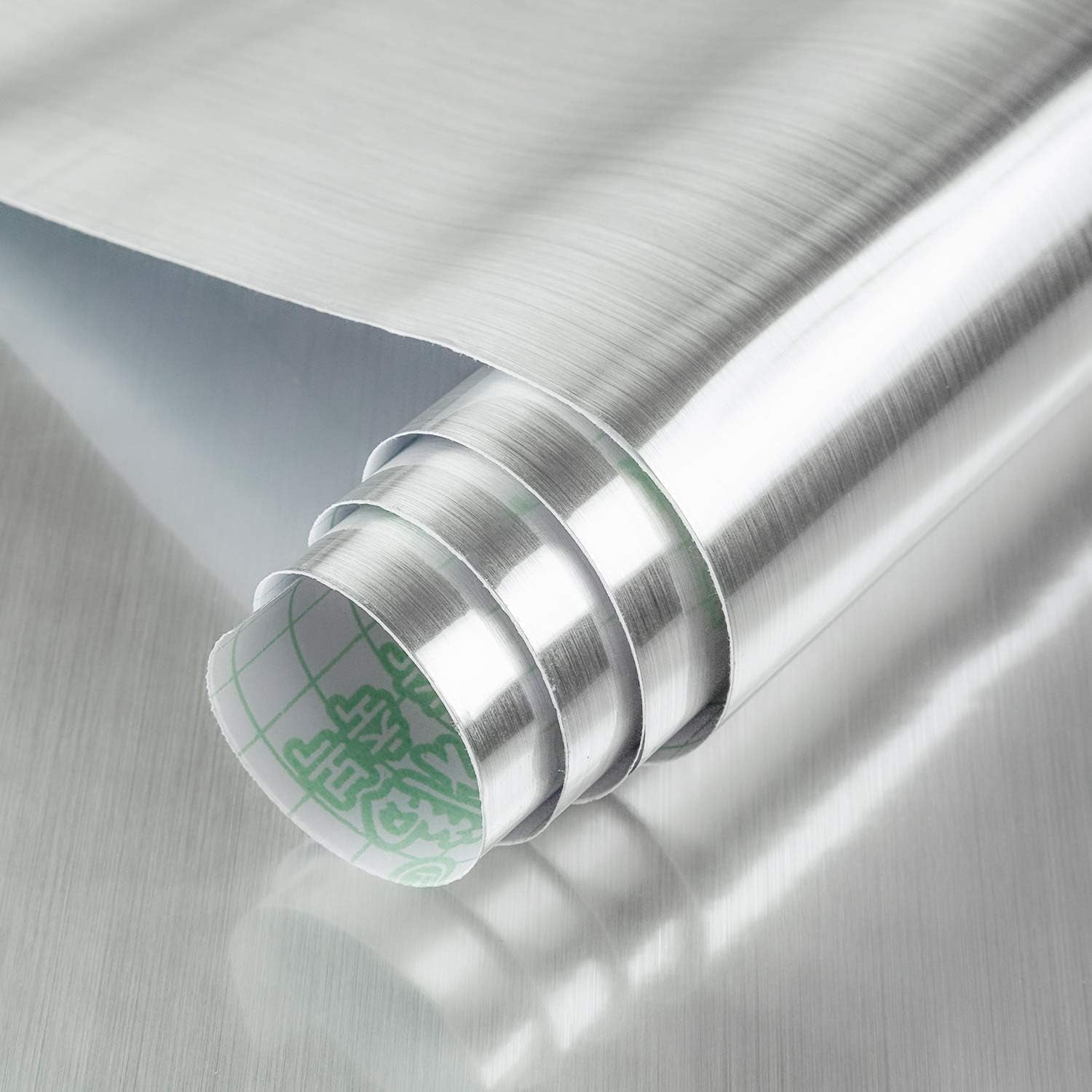 Extra Wide Stainless Steel Contact Paper for Appliances 48