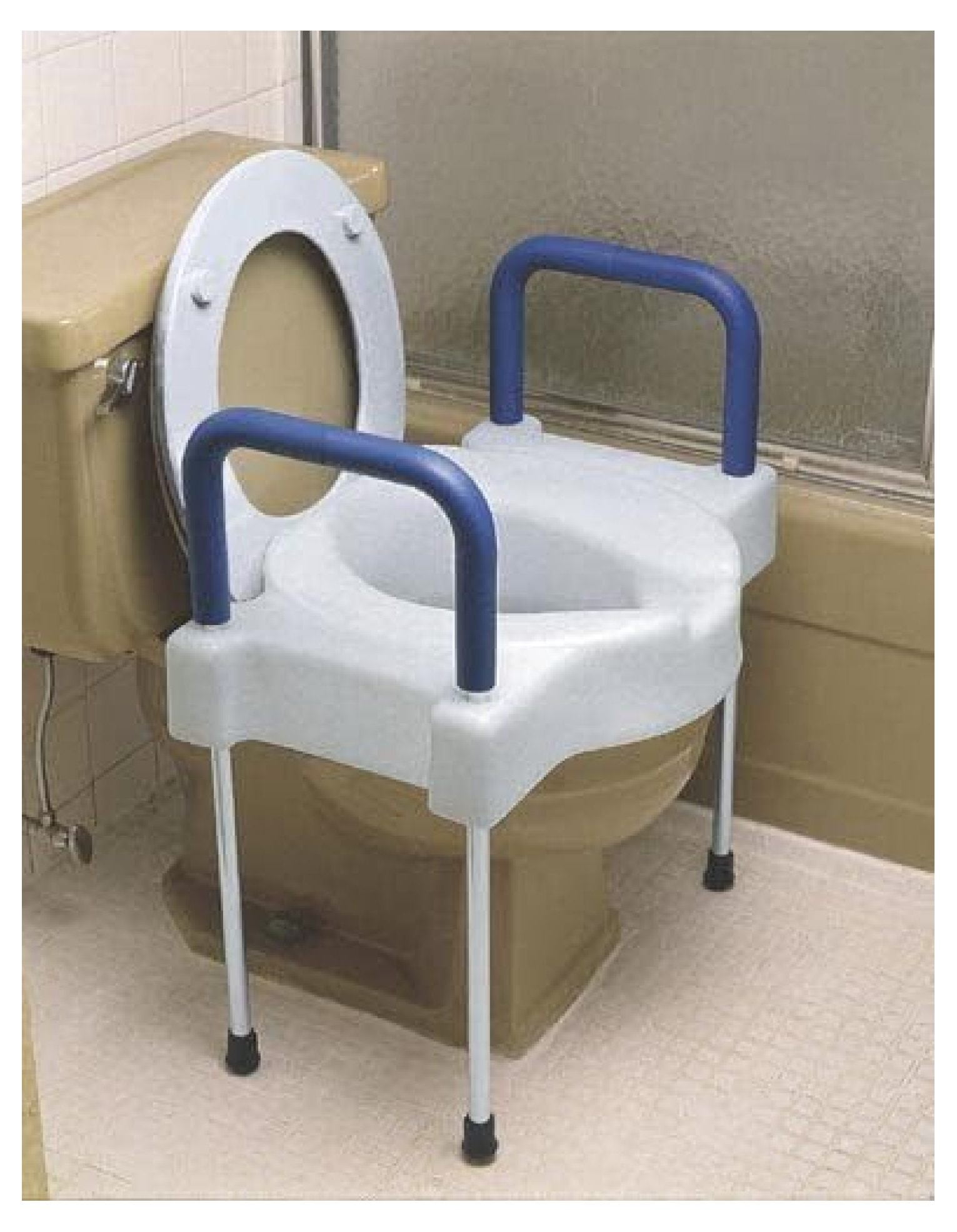 Extra Wide Tall-Ette Elevated Toilet Seat