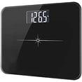 thumbnail image 1 of Extra-Wide/Ultra-Thick Digital Body Weight Bathroom Scale with 3 Inch Large Easy Read Backlit LCD Display Max Capacity 400lb Step-on Technology, Black, 1 of 8