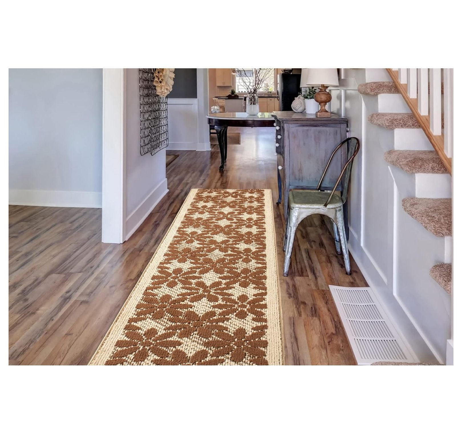 Extra Wide Width Indoor Floor Runner Rug Mat for Large Oversized