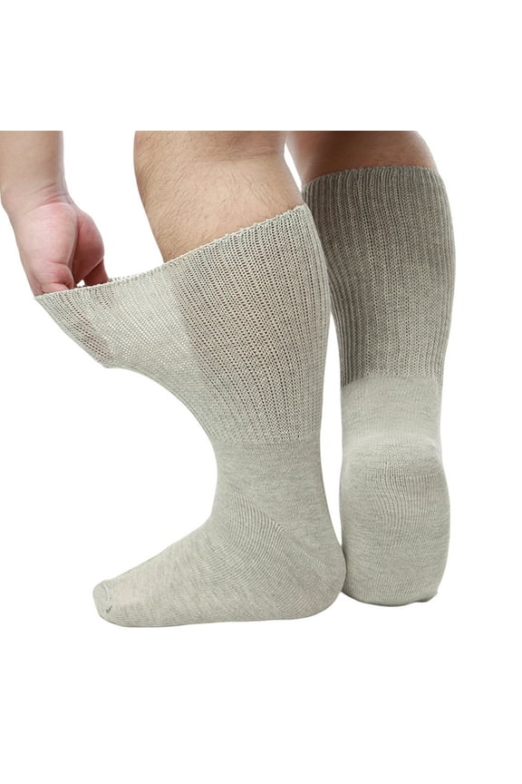 Extra Width None binding Socks for Lymphedema Bariatric Diabetic Knee Highs Sock for Swollen Edema Cast Feet Walker Boot