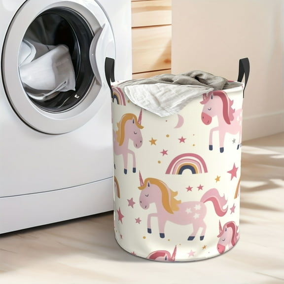 Extra-large Foldable with Handle Oxford Cloth Laundry Basket, Clothing Storage Bin, Toy Storage Box, Suitable for Bathrooms, Laundry Rooms, Bedrooms, Rooms, Home Decoration