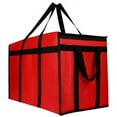 thumbnail image 1 of Extra large XXXL Insulated Delivery Bag Cooler Bags Keep Food Warm Catering Therma for doordash Shopper hot warming RED Pizza, 1 of 5