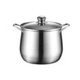 Extra large capacity soup pot 201 stainless steel pot can steam and