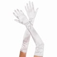 thumbnail image 1 of Extra long satin gloves 452-WHITE, 1 of 3