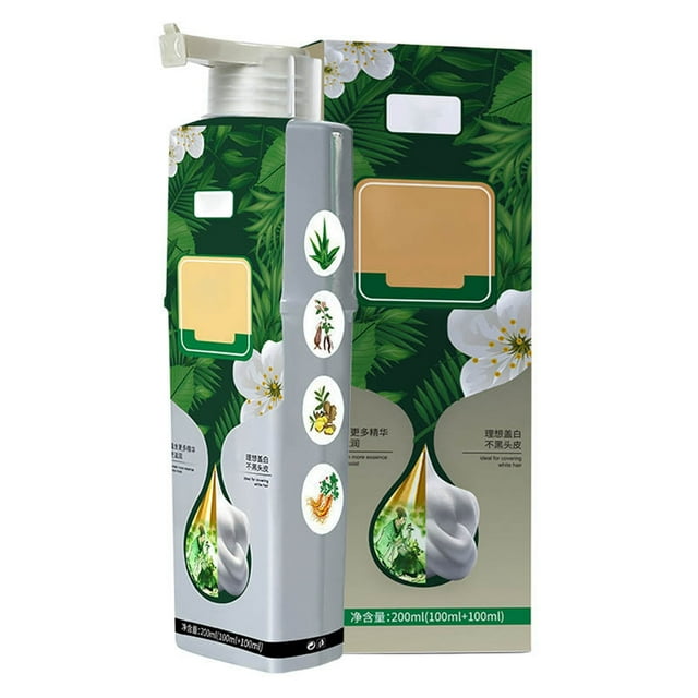 Extract For Grey Hair Color Dye Hair Dye Shampoo Dyeing Foam Shampoo In