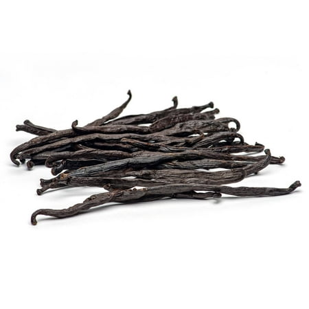 Extract Grade B Tahitian Vanilla Beans from Tahiti - Tahitensis Whole Vanilla Pods for Baking, Extract, Cooking and Brewing - 2oz