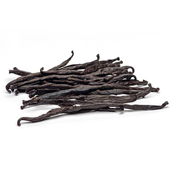 Extract Grade B Tahitian Vanilla Beans from Tahiti - Tahitensis Whole Vanilla Pods for Baking, Extract, Cooking and Brewing - 2oz