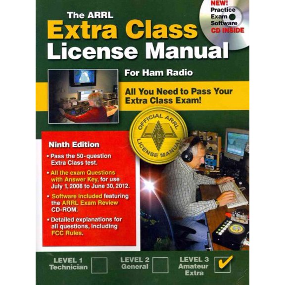 Pre-Owned Extral Class License Manual Book and CD (Paperback) 087259887X 9780872598874