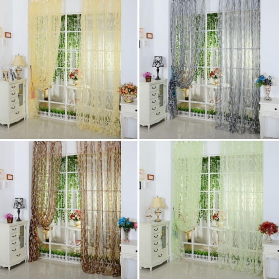 Extraordinary Home 39*79inch Curtains for Bedroom Sheer Curtains for Window Living Room Kitchen Farmhouse Curtains for Living Room- 2PCS-39*79inch Curtains for Bedroom