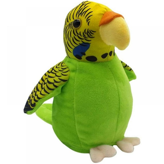Extraordinary Home Baby Toddler Kids Toys Talking Parrot Repeats Toys - Dancing Bird - Early Teaching Talking Toys- What You Say Pet Toy Plush Parrot Kids Baby Gift
