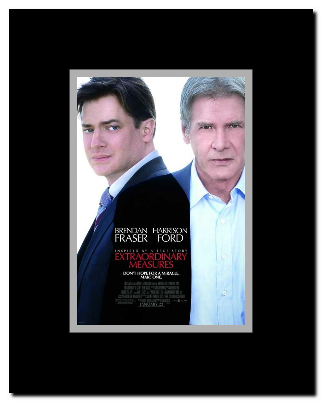 Extraordinary Measures Framed Movie Poster