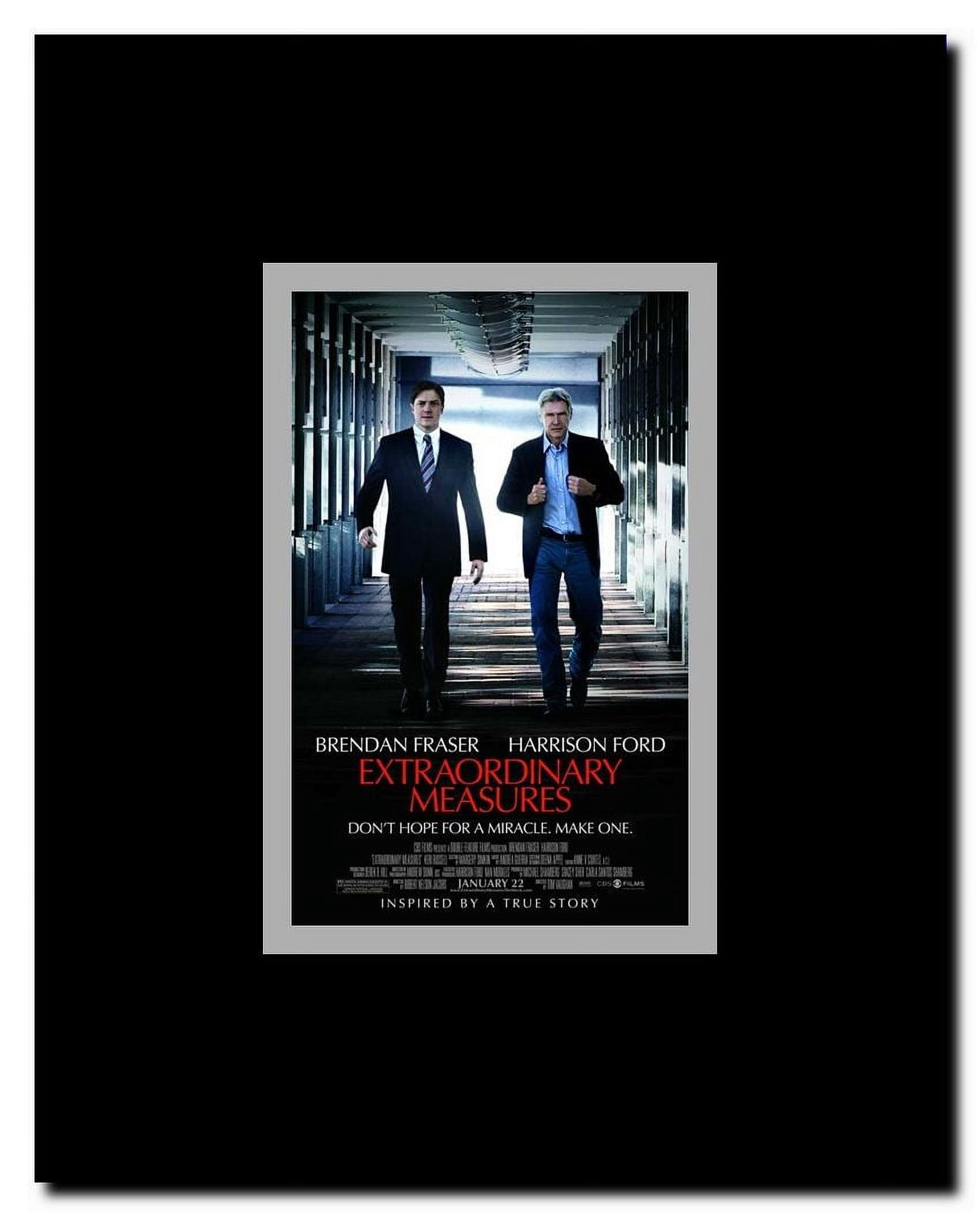 Extraordinary Measures - style B Framed Movie Poster