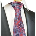 thumbnail image 1 of Extraordinary Red Paisley Design Ties, 1 of 2