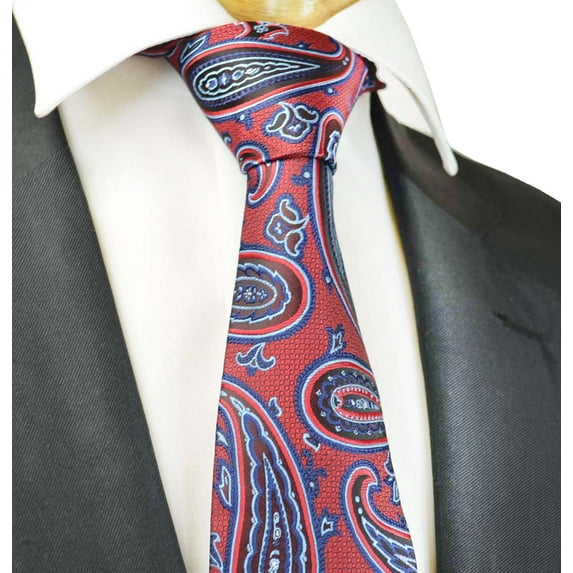 Extraordinary Red Paisley Design Ties