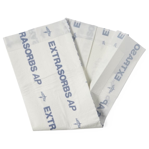 Extrasorbs Air-Permeable Disposable Drypads,White,36" X 23"