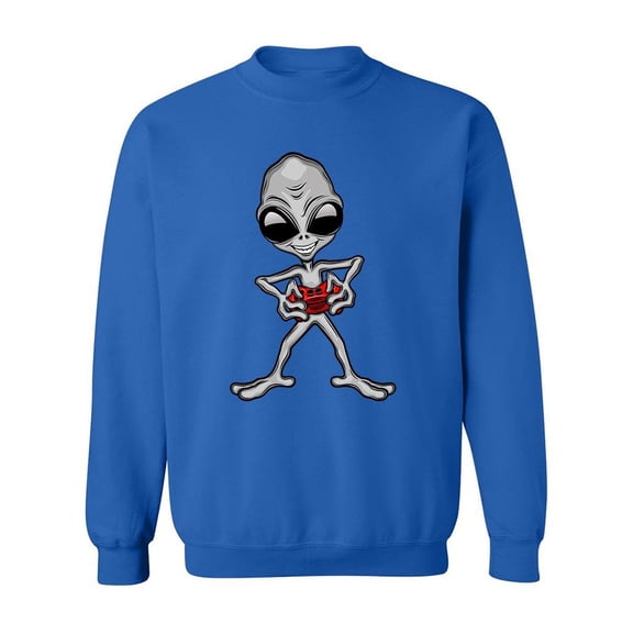 Extraterrestrial Gamer Design Sweatshirt Men -Image by Shutterstock, Male Large