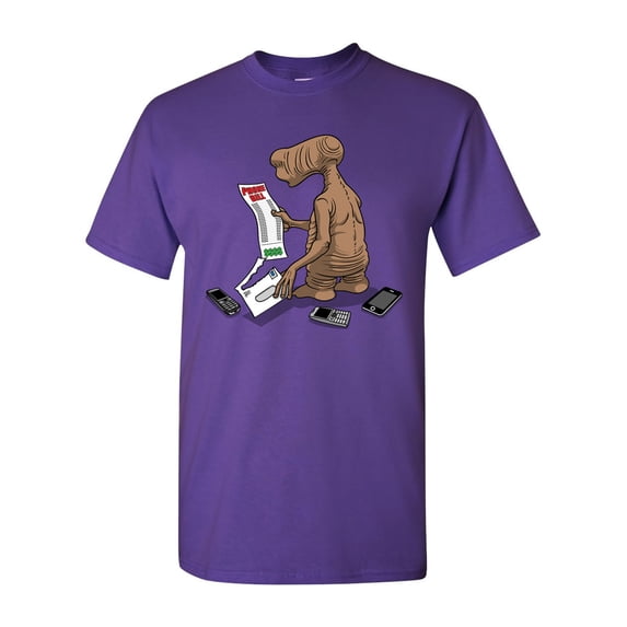 Extraterrestrial Phone Bills Parody DT Adult T-Shirt Tee