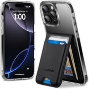 Magnetic Wallet with Adjustable Phone Stand, Magnetic Card Holder Compatible for iPhone 17/16/15/14/13/12 Series, RFID Blocking, Come with Detachable Phone Case