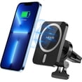 thumbnail image 1 of ExtreLife Magnetic Car Mount Charger Compatible for iPhone 17/16/15/14/13/12, 15W Fast Wireless Charging, 360°Adjustable Air Vent Phone Holder, 1 of 7