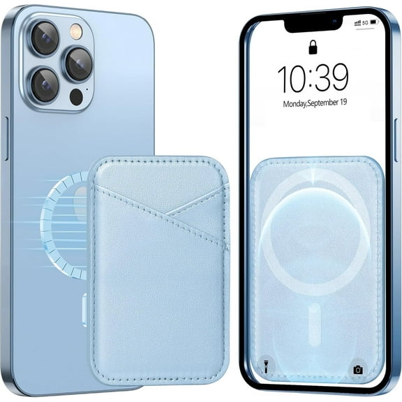 ExtreLife Magsafe Wallet, Ultra-Thin Magnetic Phone Wallet, Vegan Leather Magsafe Phone Wallet Card Holder Compatible for iPhone 16/15/14/13/12 Series