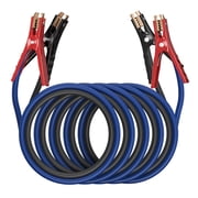 ExtreSpo Heavy Duty Jump Cables - 4 Gauge 20 Feet 600Amp Automotive Booster Cables for Car, SUV and Trucks, with Carry Bag, Gloves, Brushes