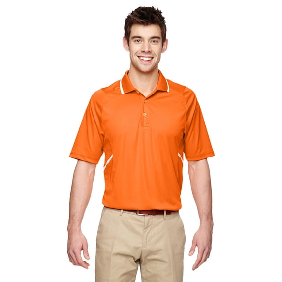 Extreme 85118 Men's Interlock Polo Shirt - Amber Orange - X-Large