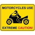 thumbnail image 1 of Extreme Caution - Boys Bed Room - Picture Art - Peel & Stick Vinyl Wall Decal Sticker Size : 8 Inches X 16 Inches, 1 of 1