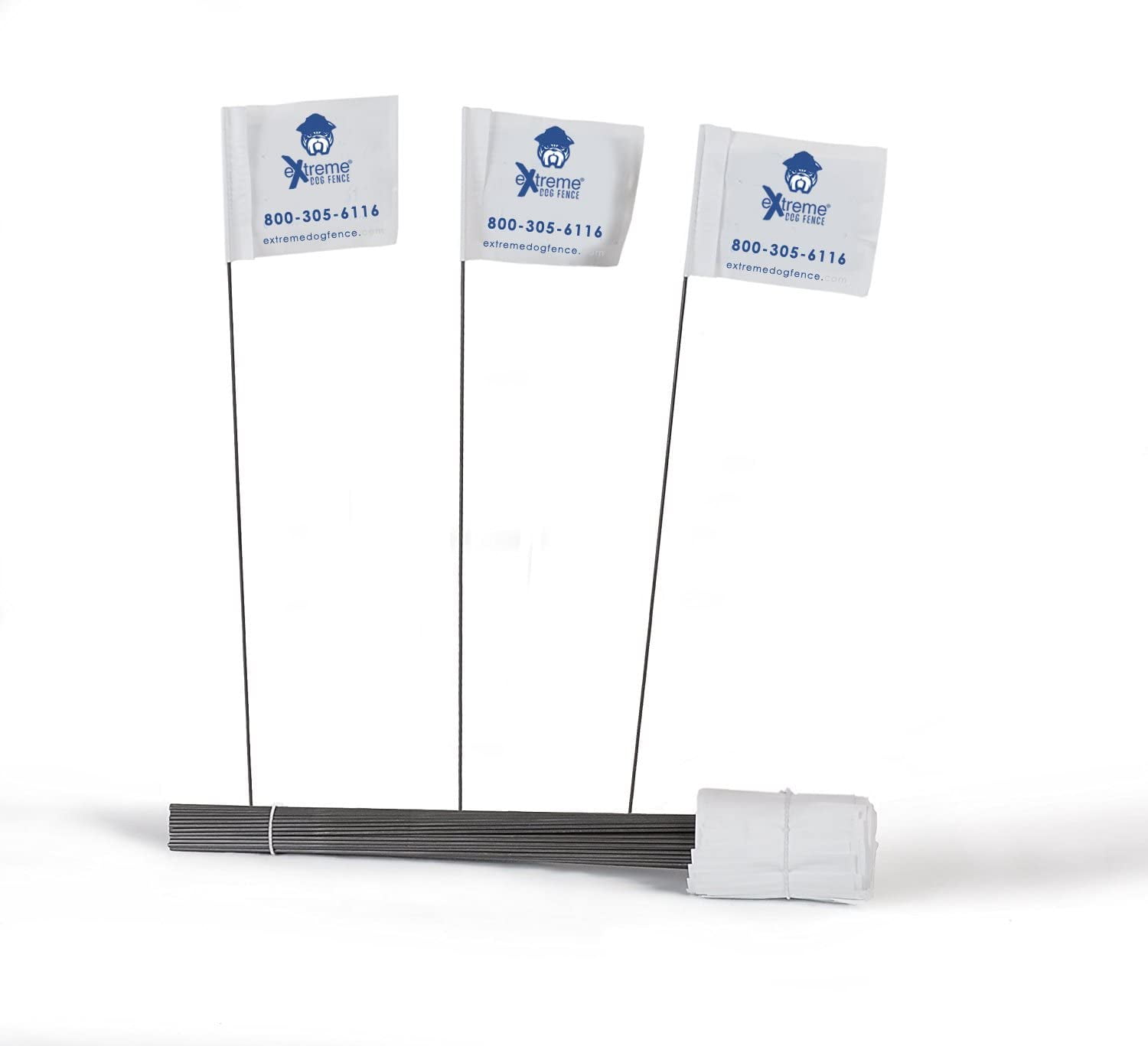 Invisible top fence flags