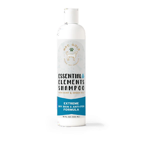 MPC Gold Extreme Dry Skin & Anti-Itch Pet Shampoo – All-Natural, Paraben-Free, Non-Toxic – Soothes Irritated Skin