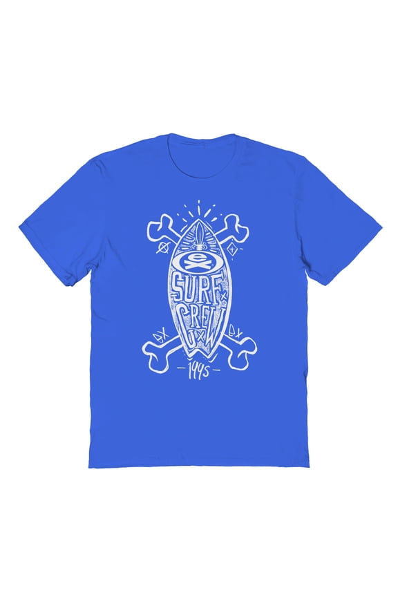 EX Surf Crew 1995 Graphic Royal Men's Cotton T-Shirt
