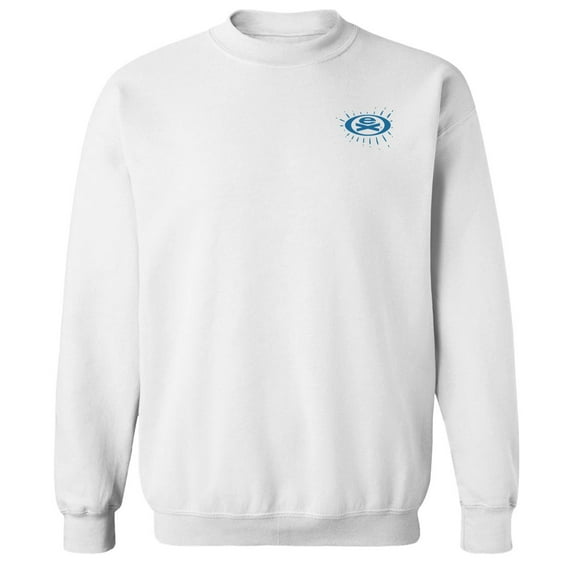 Extreme EX Surfboard Co Logo Graphic White Men's Cotton Pullover Sweatshirt