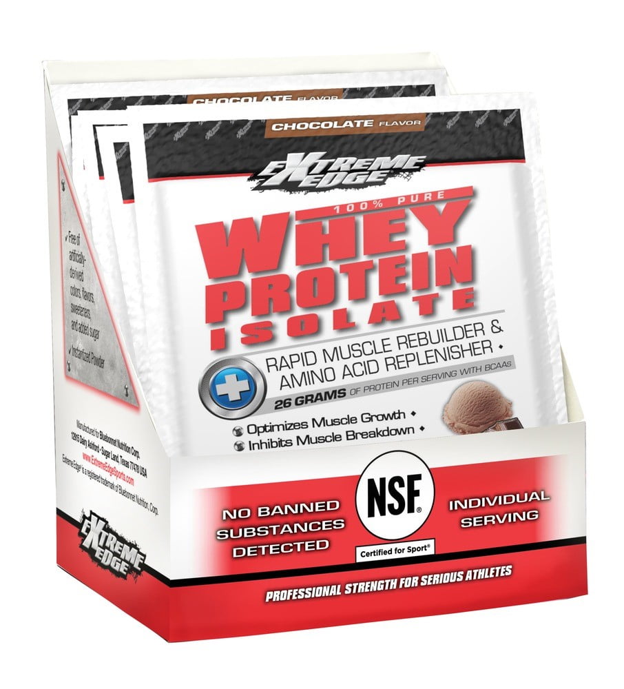 Extreme Edge Whey Protein Isolate, Chocolate Packets 7