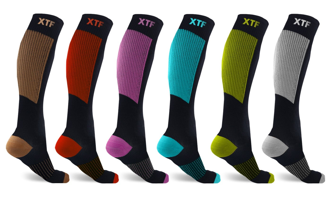 Extreme Fit Women's Compression Socks, 3 Pack 