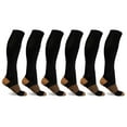 thumbnail image 1 of Extreme Fit Copper-Infused High-Energy Unisex Compression Socks, 6 Pack, 1 of 5
