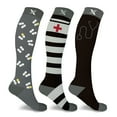 thumbnail image 1 of Extreme Fit Knee High Compression Socks for Men and Women - Medical Design - 3 Pack, 1 of 4