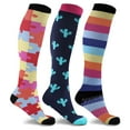 thumbnail image 1 of Extreme Fit Women's Compression Socks, 3 Pack, 1 of 3