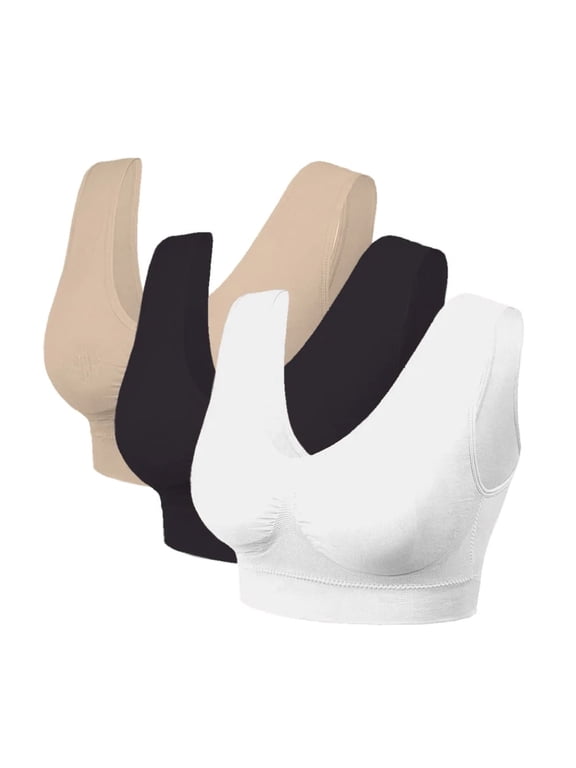 Women's Total Comfort Bra, 3-Pack